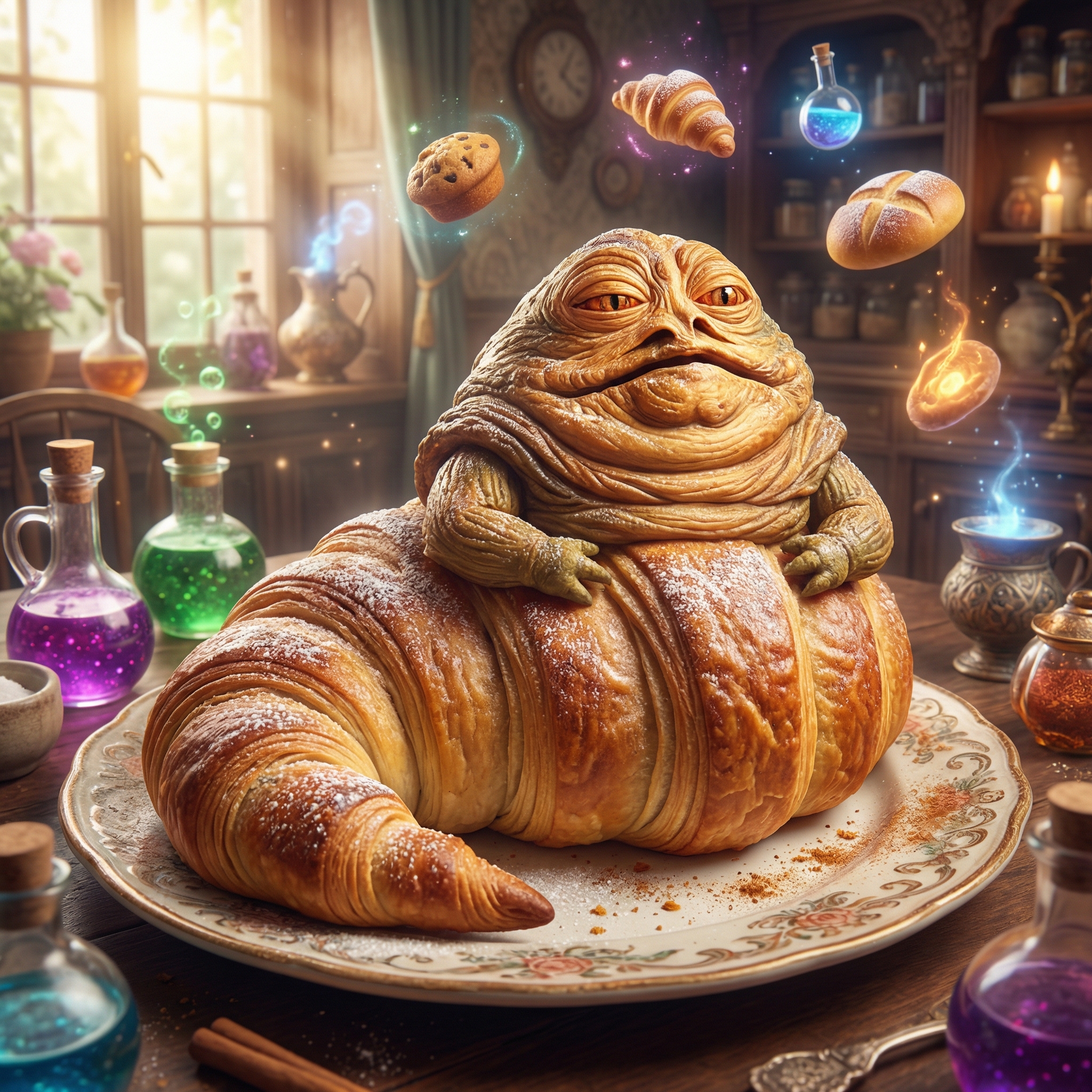 Круассан в форме Джаббы Хатта,...