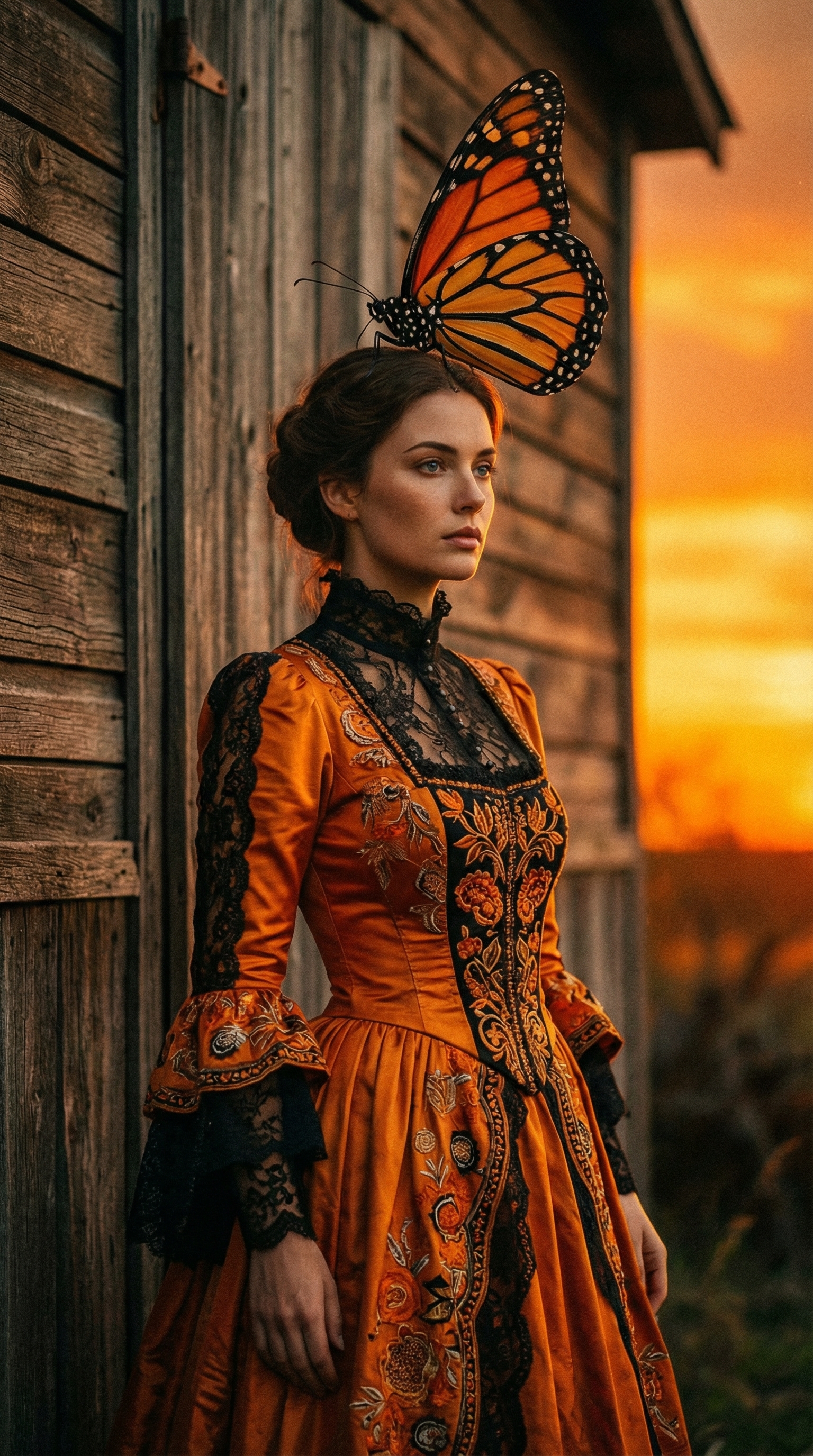 красивая, завораживающая фотореалистичная сцена. женщина...